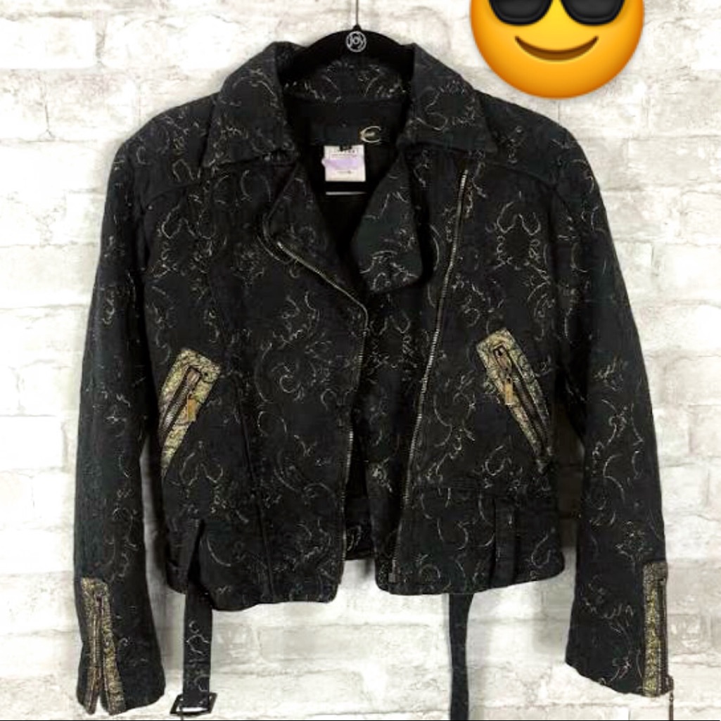 Roberto Cavalli  Just Cavalli Motorcycle Jacket